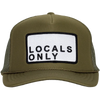 Friday Feelin Locals Only Trucker in Olive