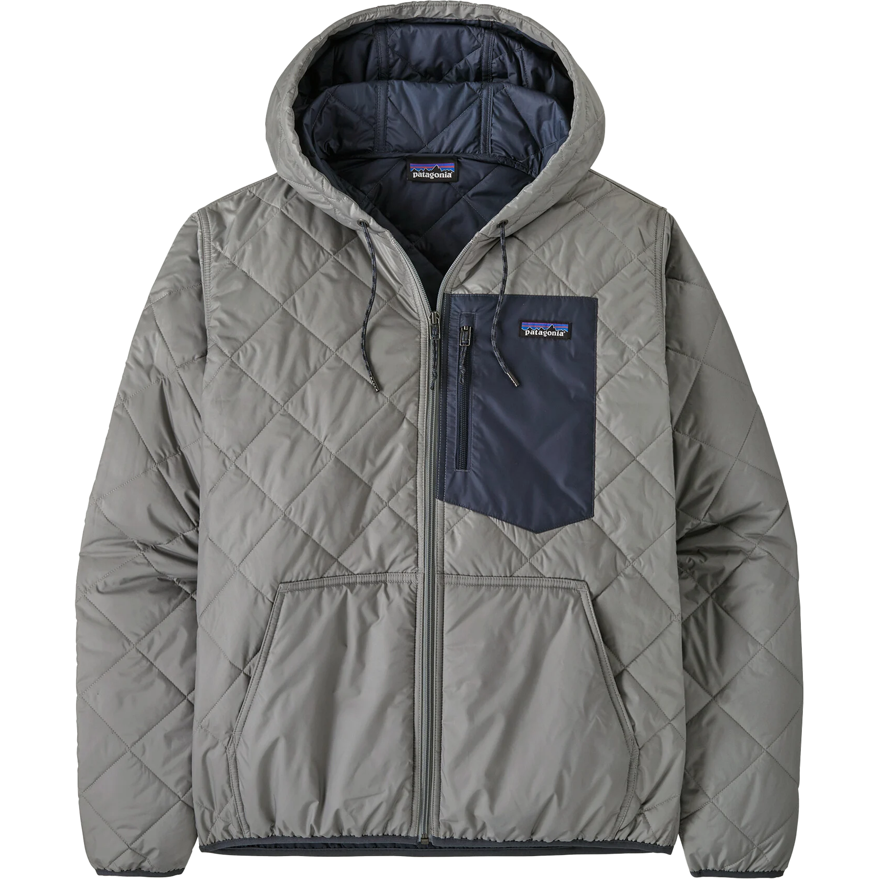 Men's Diamond Quilted Bomber Hoody alternate view