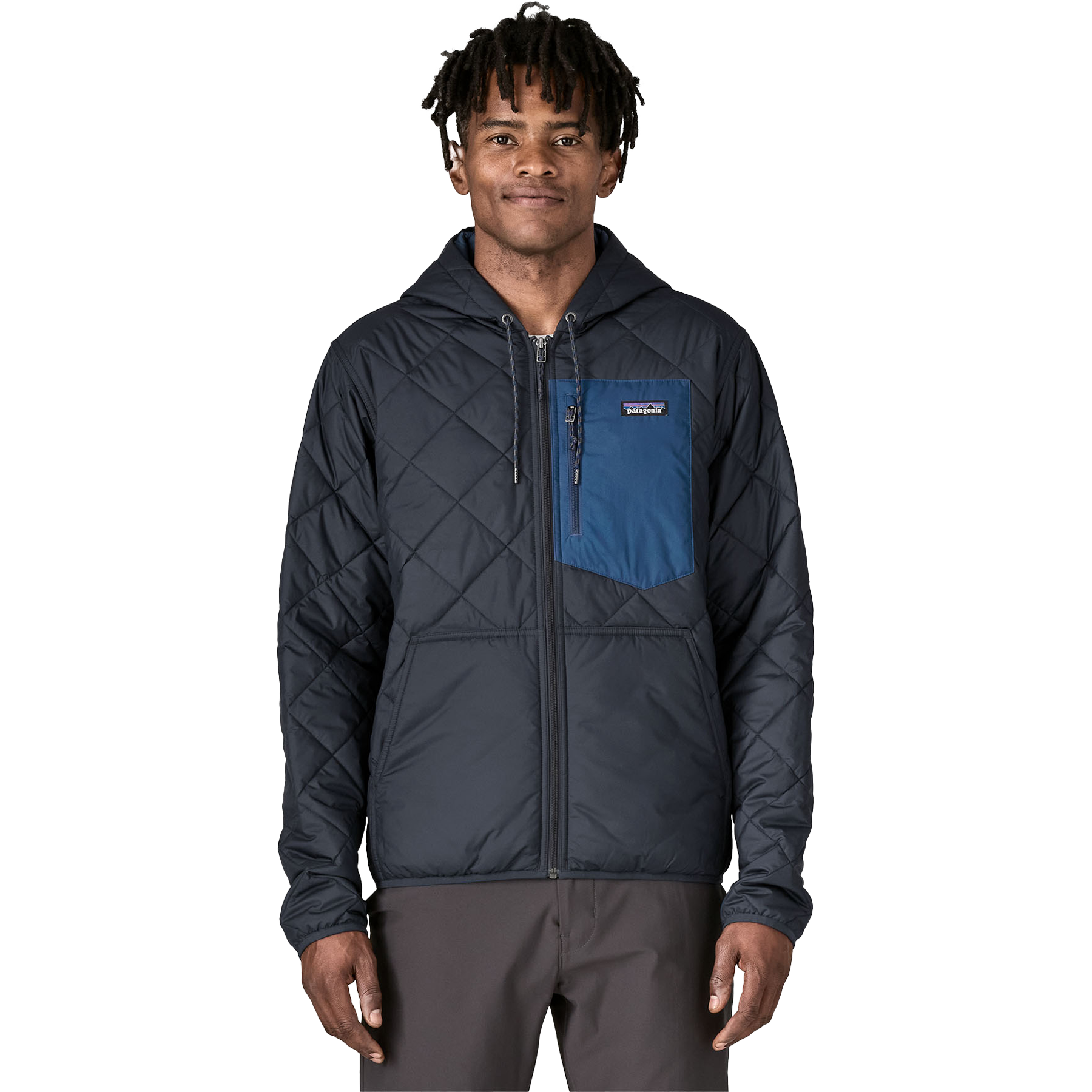Men's Diamond Quilted Bomber Hoody alternate view