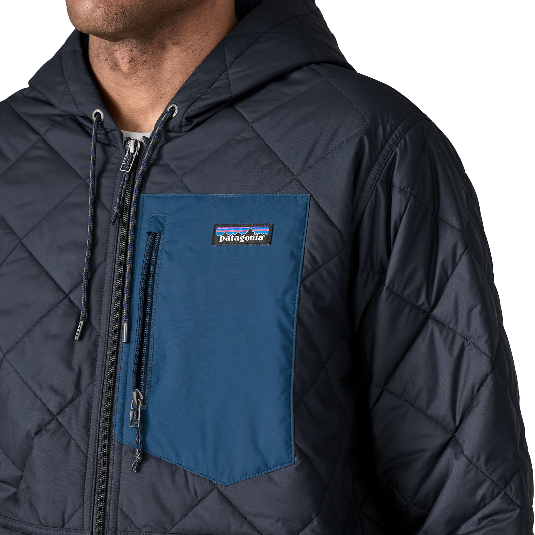 Men's Diamond Quilted Bomber Hoody alternate view