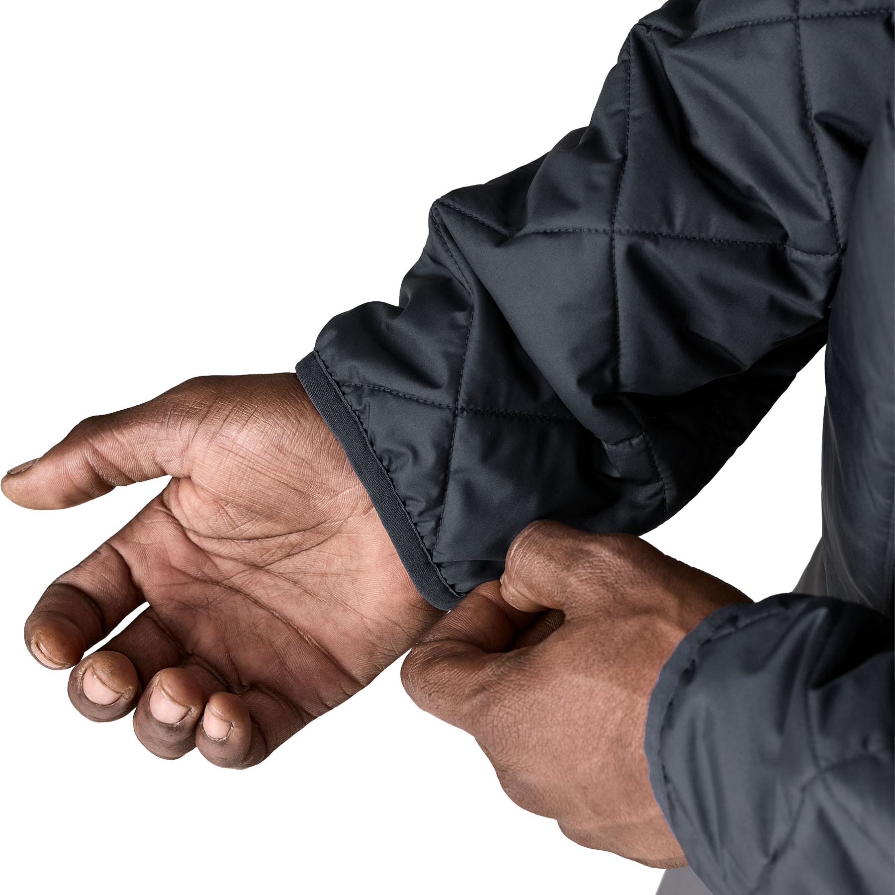Men's Diamond Quilted Bomber Hoody alternate view
