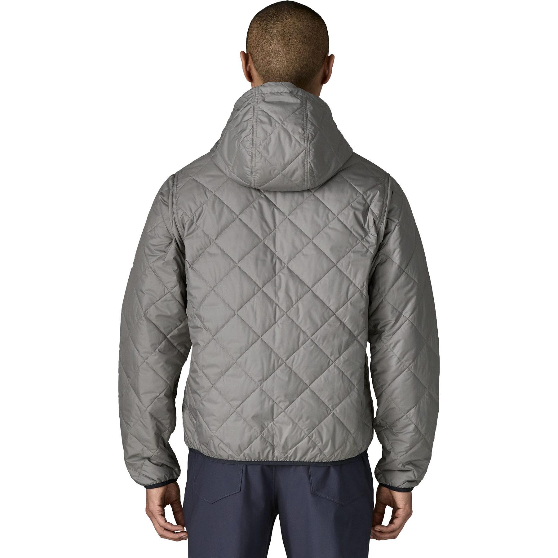 Men's Diamond Quilted Bomber Hoody alternate view