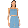 Roxy Women's Island Nomad Top  in Captains Blue Solid