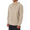Katin Harold Hood Flannel in Vintage Khaki front left