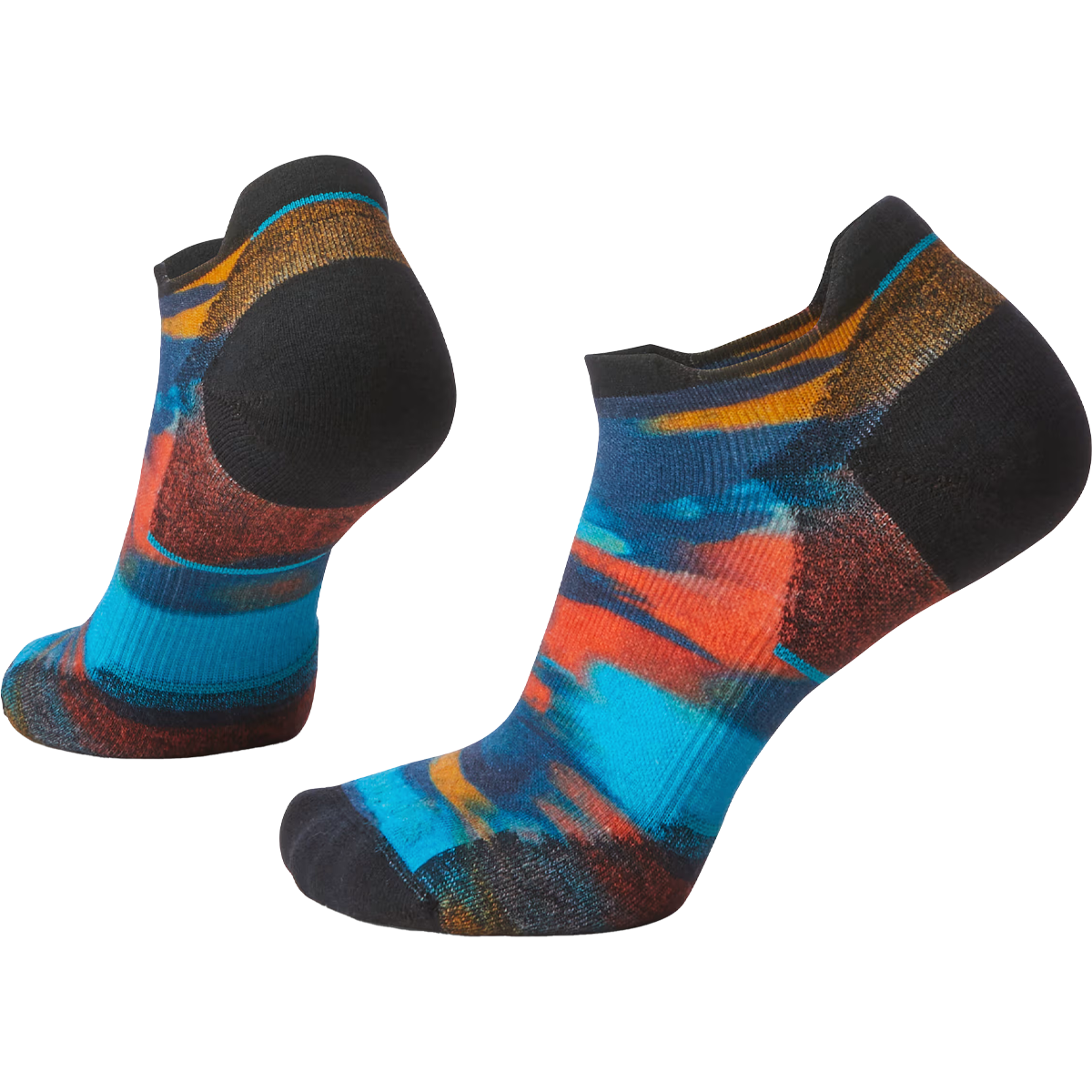 Women's Run Brushed Print Low Ankle Socks alternate view
