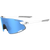 Satin Clear + Sky Blue Mirror