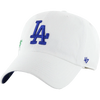 47 Brand Women's Dodgers Confetti Icon 47 Clean Up in White