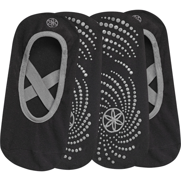Gaiam Grippy Yoga Barre Socks 2-PK