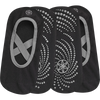 Gaiam Grippy Yoga Barre Socks 2PK in Black/Grey