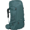 Osprey Renn 65L EF in Cascade Blue/Melon Orange front left