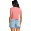 Billabong Women's Daily Tee Short Sleeve Knit in WGR-Wild Ginger back