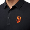 TravisMathew Giants Playoff Pitch Polo chest detail