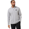 TravisMathew Men's Giants Time to Tailgate 1/4 Zip in Light Heather Grey