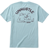 Roark Men's Unhustle Mountain Tee in Dusty Blue