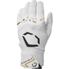 EvoShield Carbyne Batting Glove with Wrist Wrap in White