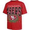 47 Brand Men's 49ers Hot Corner Foundation Tee in Red