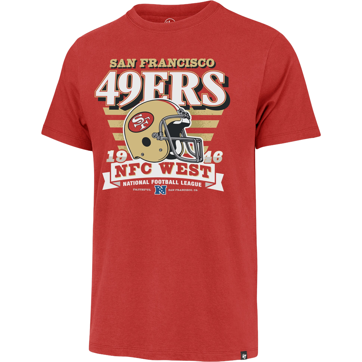 Men's 49ers Stripe Splash Franklin Tee – Sports Basement