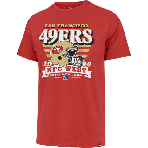 Men's 49ers Stripe Splash Franklin Tee