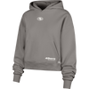 47 Brand Women's 49ers Sue Foundation Hoodie in Wolf Grey