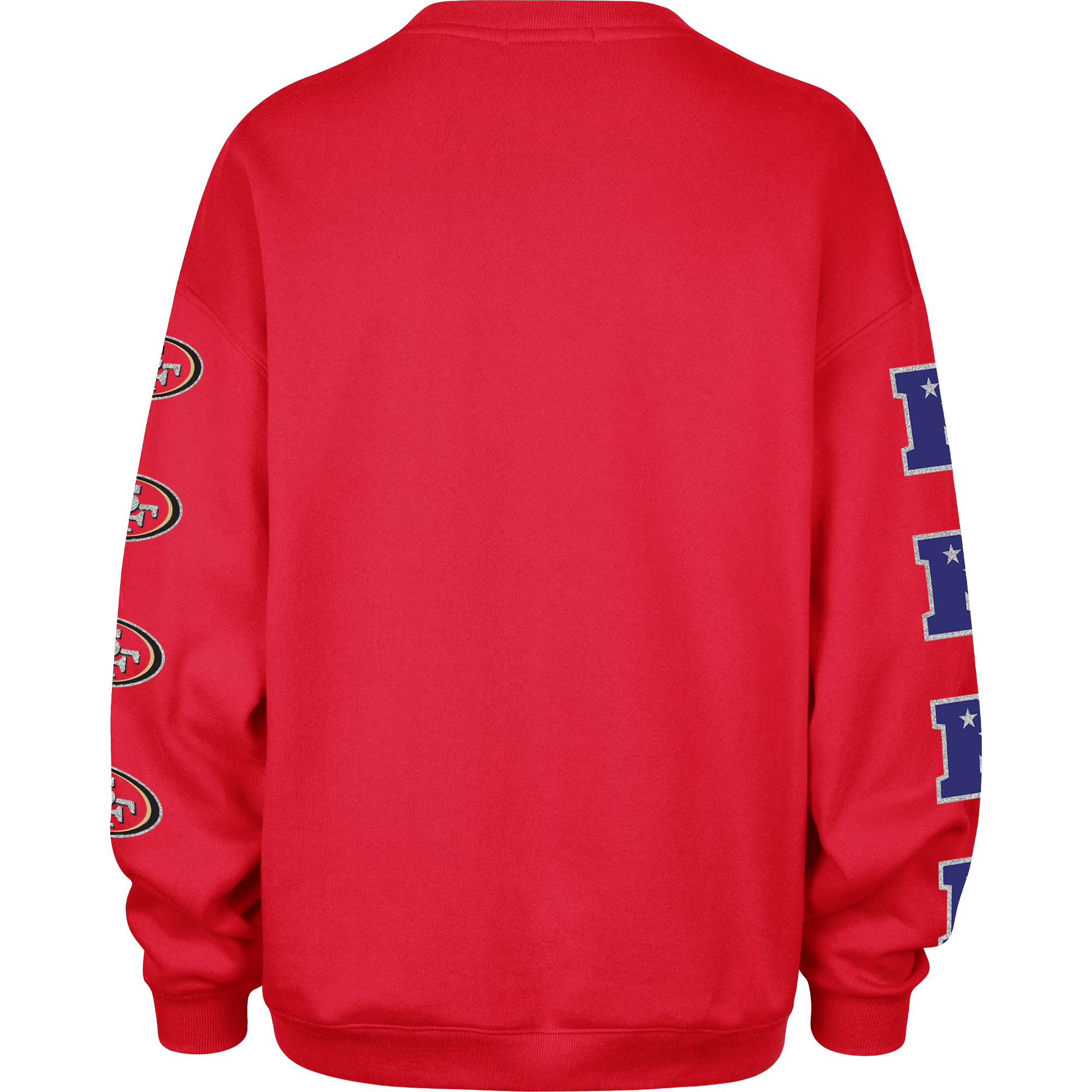 Women's 49ers Go Big Oversized Crew alternate view