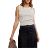 Free People Women's Reese Sweater Tank in 1020-Champagne Dreams front