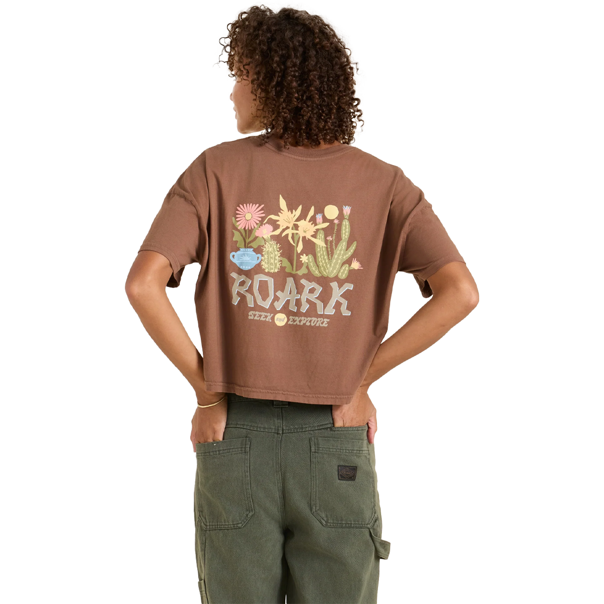 Women's Garden Seek Boxy Crop alternate view