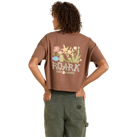 Women's Garden Seek Boxy Crop