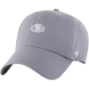 47 Brand 49ers Foundational 47 Clean Up in Wolf Grey