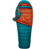Rab Women's Ascent 500 Reg 23 in Marina Blue unzipped