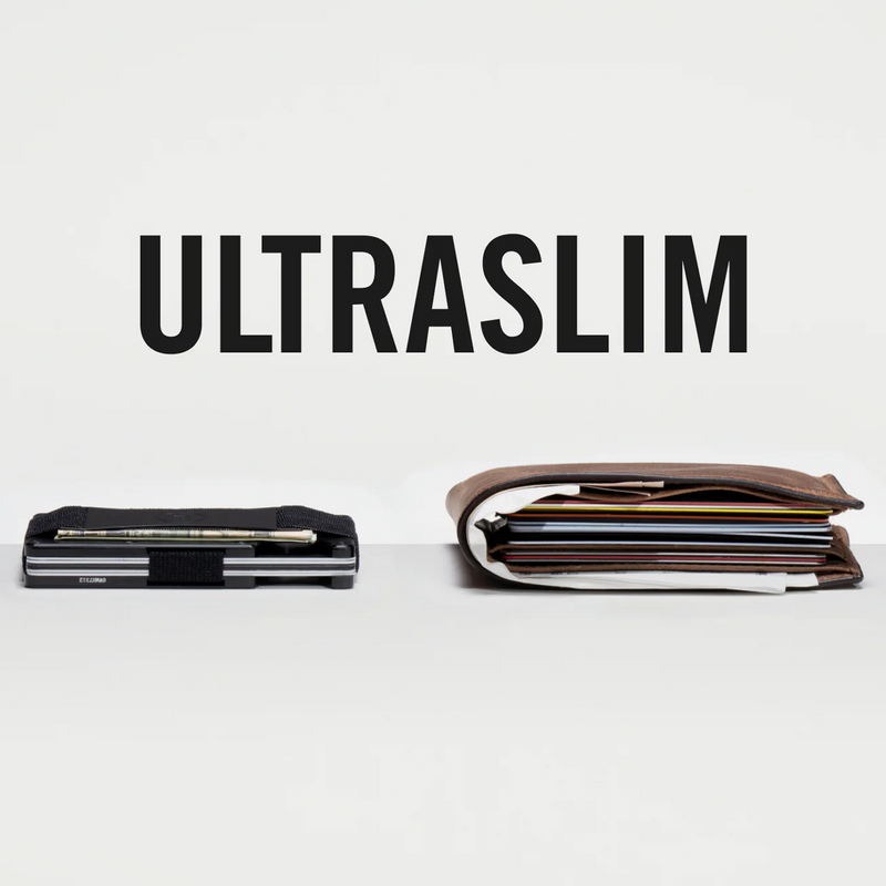 Carbon Fiber Wallet with Cash Strap