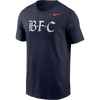Fanatics Men's Bay FC Nike Primary Logo Core T-Shirt in Navy