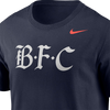 Fanatics Men's Bay FC Nike Primary Logo Core T-Shirt Front