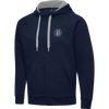 Fanatics Men's Bay FC Antigua Victory Full-Zip Hoodie in Navy