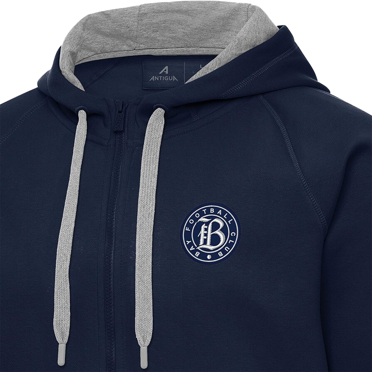 Men's Bay FC Antigua Victory Full-Zip Hoodie alternate view