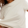 Free People Women's Everyday Tee in 1103-Clean Ivory front
