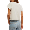Free People Women's Everyday Tee in 1103-Clean Ivory back