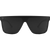 Matte Rubberized Solid Black/Polarized Smoke Black
