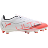 Puma Ultra 5 Play FG/AG in Puma White/Puma Black/Glowing Red