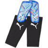 Puma Ultra Flex Sleeve Shin guards in Bluemazing/Electric Peppermint