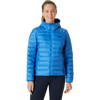 Helly Hansen Women's Verglas Down Hybrid Hooded Jacket 2.0 front on model