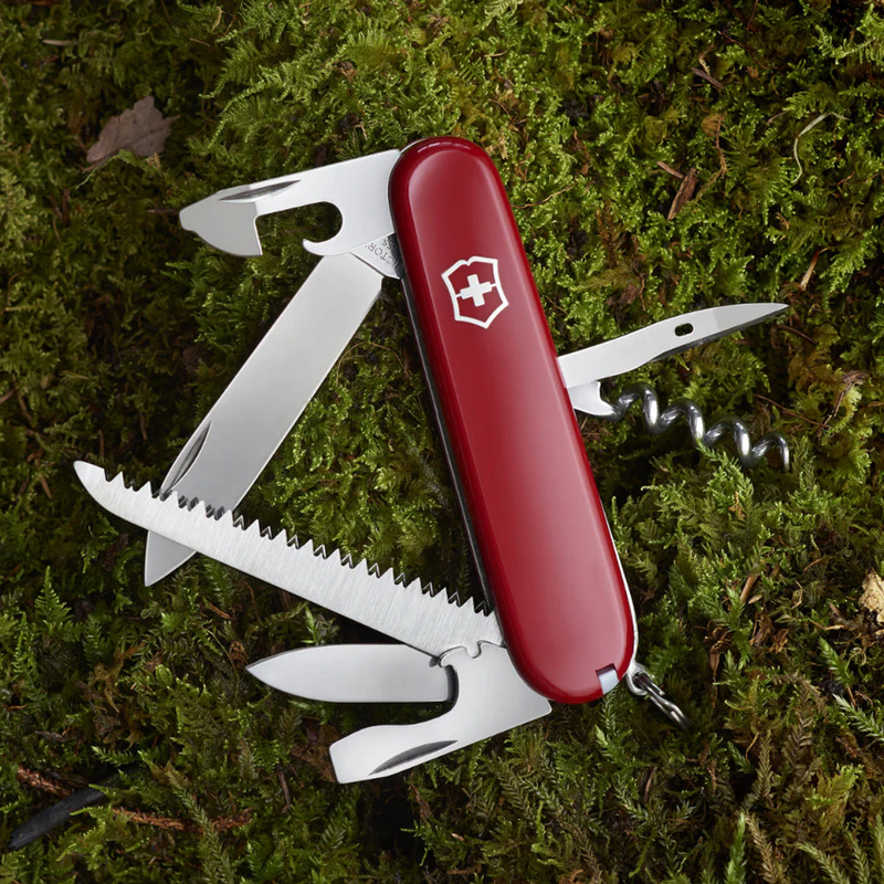 Camper, Swiss Army Knives camper in nature