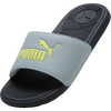 Puma Youth Cool Cat 2.0 in 26-Cool Mid Gray/Lime Sheen/Puma Black left front top
