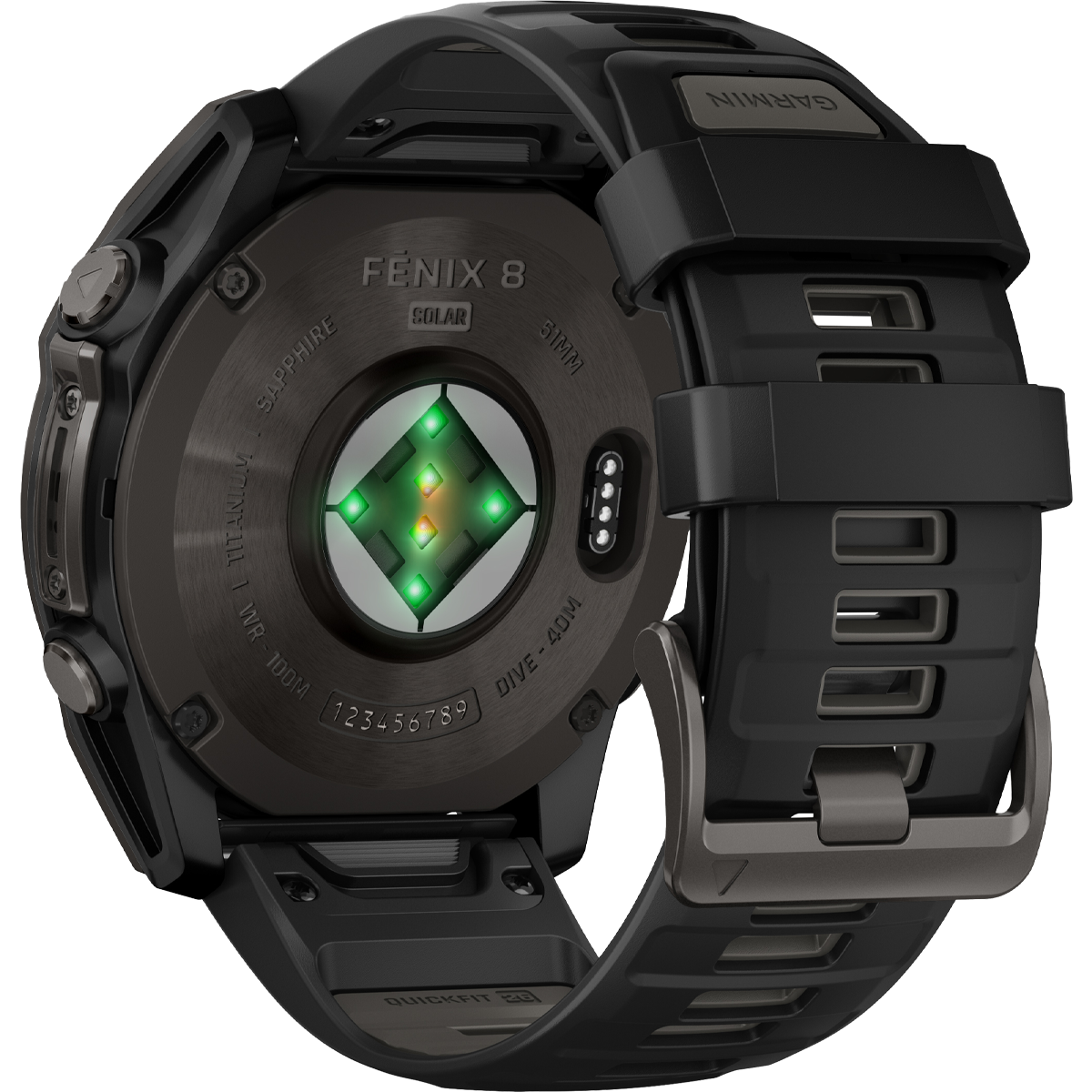 Fenix 8 Solar Sapphire 51mm - Carbon Gray alternate view