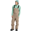 Burton Reserve 2L Stretch Bibs in AH2-Summit Taupe front