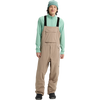 Burton Reserve 2L Stretch Bibs in AH2-Summit Taupe front