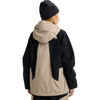 Burton Women's Reserve 2L Relaxed Anorak in E2Y-Summit Taupe/True Black back