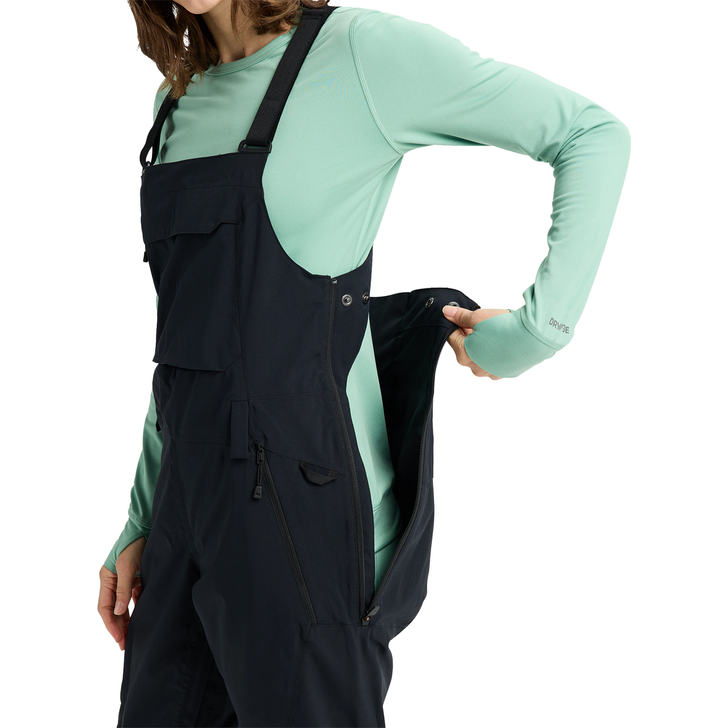 Women's Reserve 2L Stretch Slim Bibs alternate view