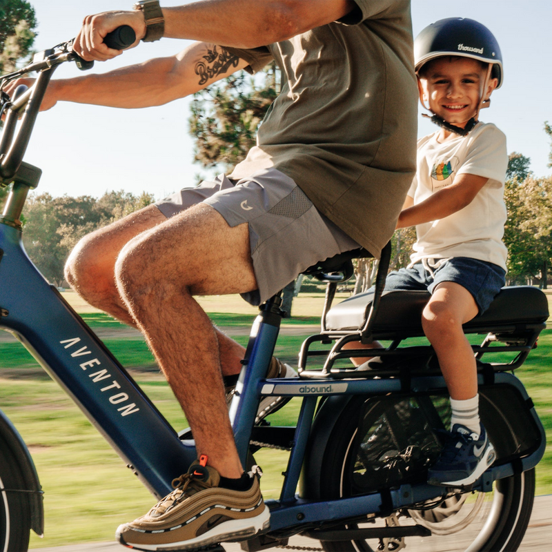 Rear Seatpad - Abound SR, Aventon Rear Seatpad - Abound SR on bike