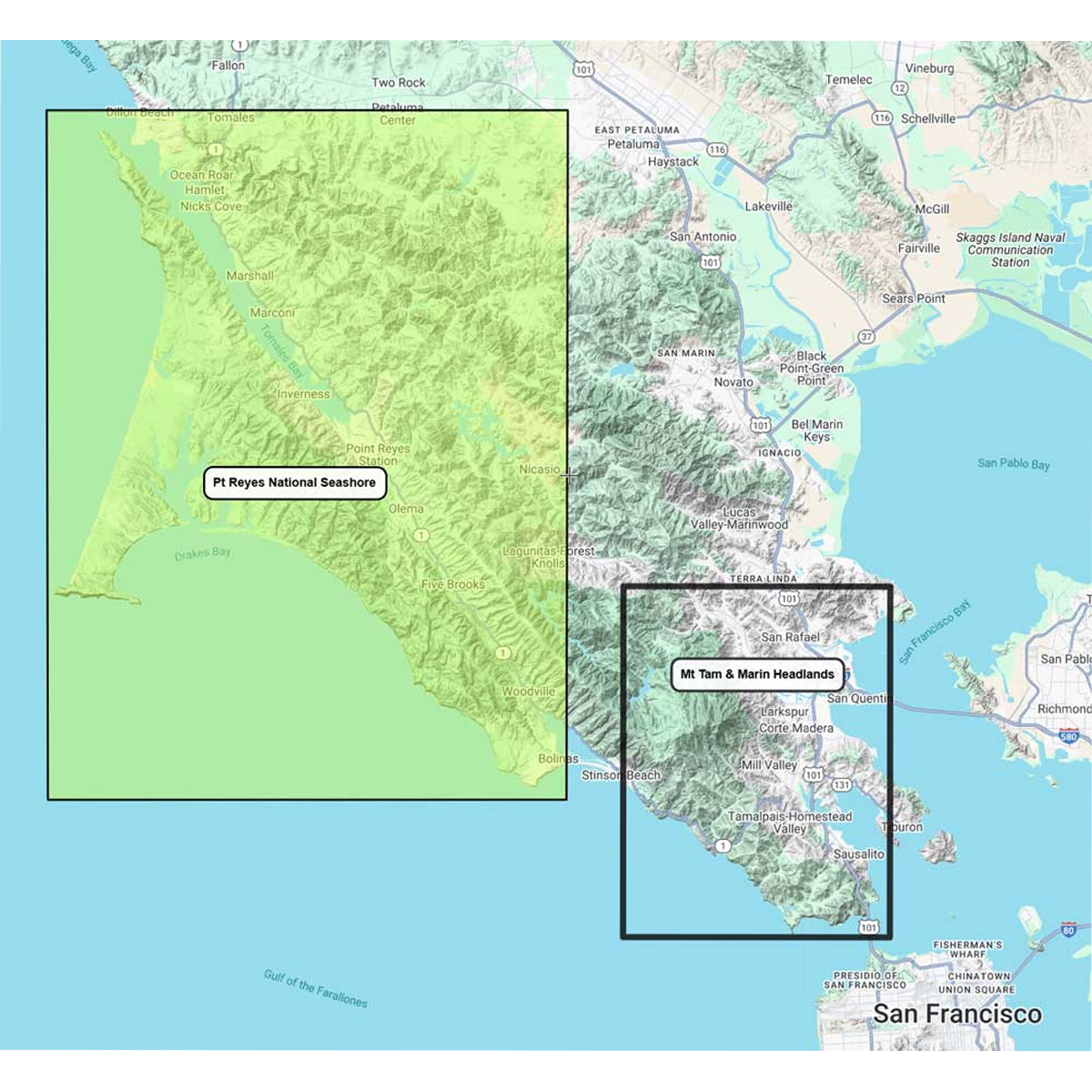 Pt Reyes National Seashore alternate view