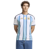Adidas Argentina AFA Home Replica Jersey in White/Icey Blue/Light Blue